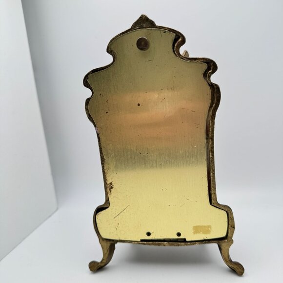 Miniature Gold Metal French Style Vitrine Plastic Shelf insert Red Velvet - Picture 16 of 16